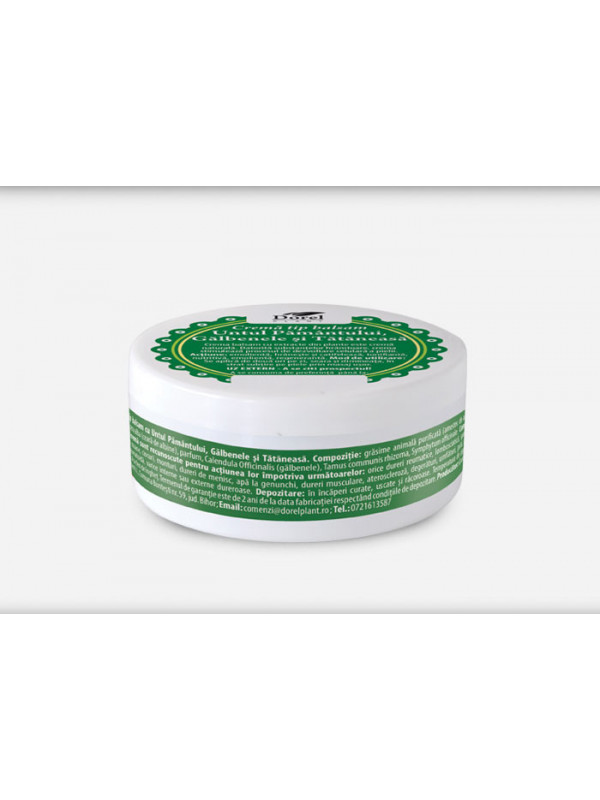 Crema-balsam untul pamantului, galbenele si tataneasa 90ml dorel plant