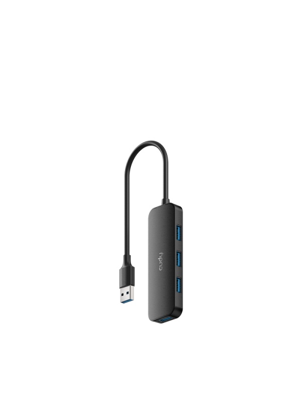 CUDY 4-Port USB-A 3.0 Hub