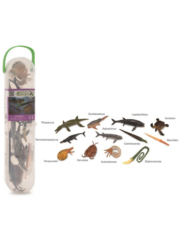 Cutie cu 12 minifigurine Animale marine preistorice
