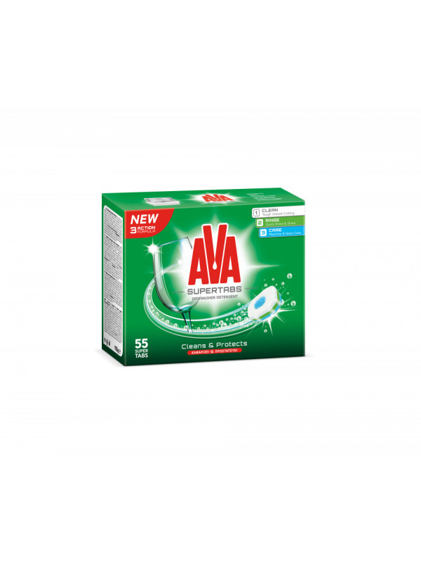 Detergent tablete AVA pentru masina spalat vase 55 buc