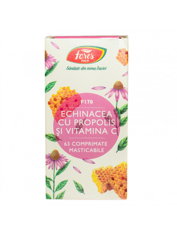 ECHINACEA PROPOLIS + VITAMINA C 63cpr FARES
