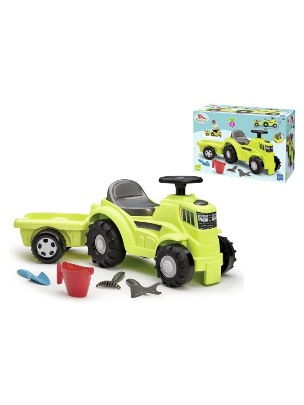 ECOIFFIER TRACTOR RIDE ON CU REMORCA 85CM