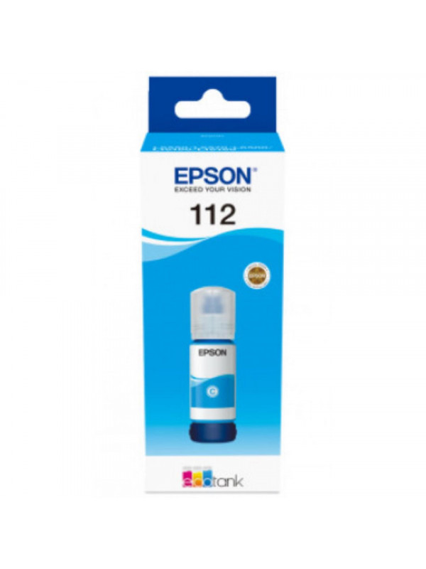 Epson 112 pigment cyan ink bottle