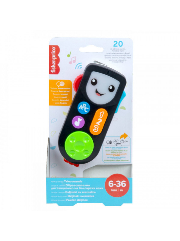 Fisher price laugh&learn telecomanda interactiva in limba romana