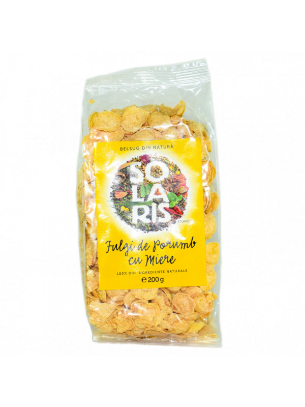 FULGI DE PORUMB CU MIERE 200g SOLARIS