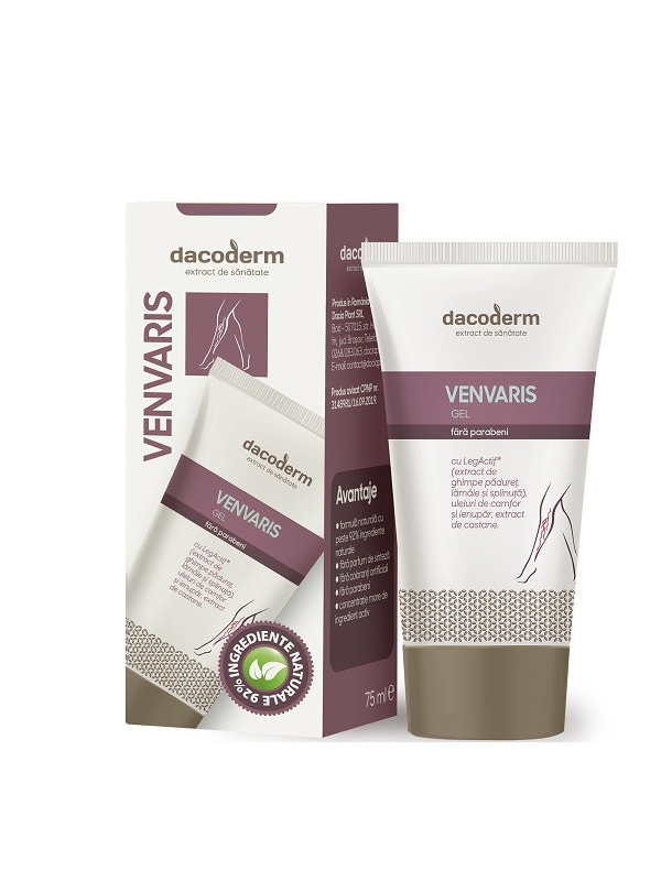 Gel venvaris "dacoderm" 75ml dacia plant