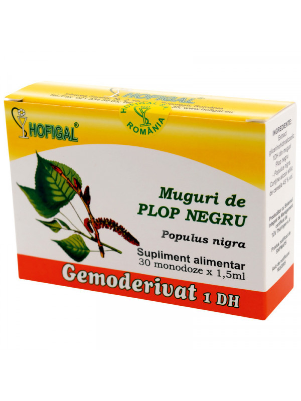 GEMODERIVAT MUGURI PLOP NEGRU 1,5ML*30MDZ