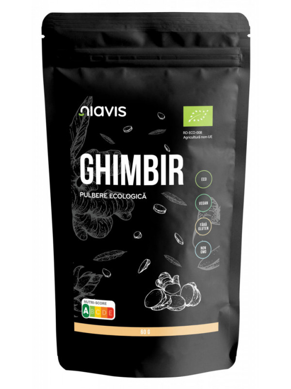 GHIMBIR PULBERE ECOLOGICA (BIO) 60GR