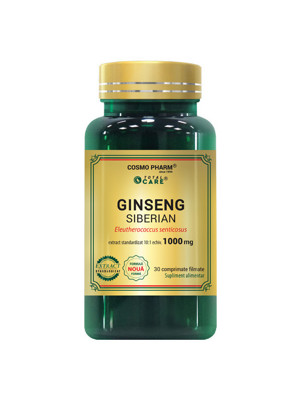 GINSENG SIBERIAN 1000MG 30CPR