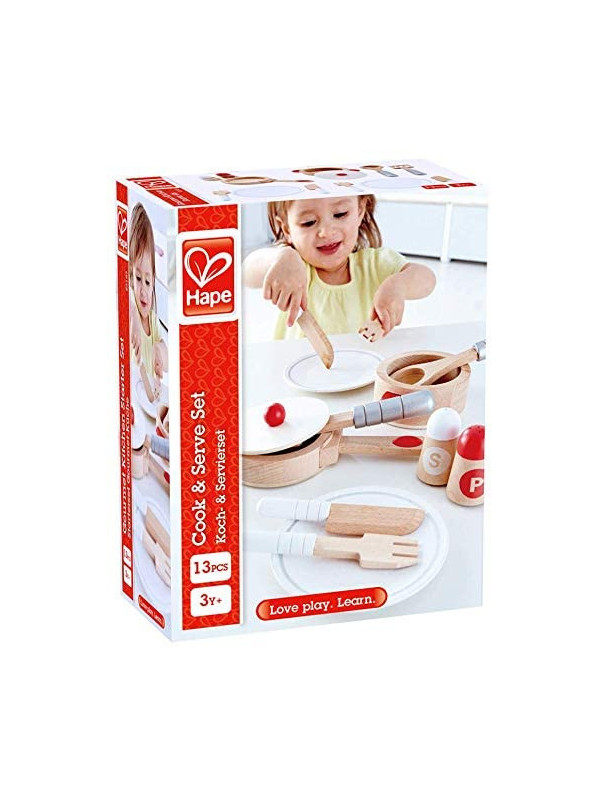 Hape set pentru gatit si servit