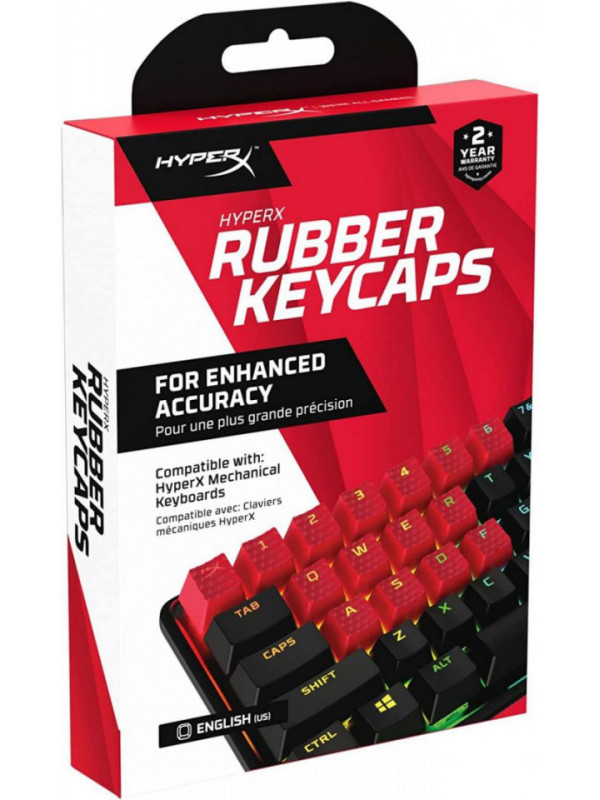 Hp hyperx keycaps full key set red