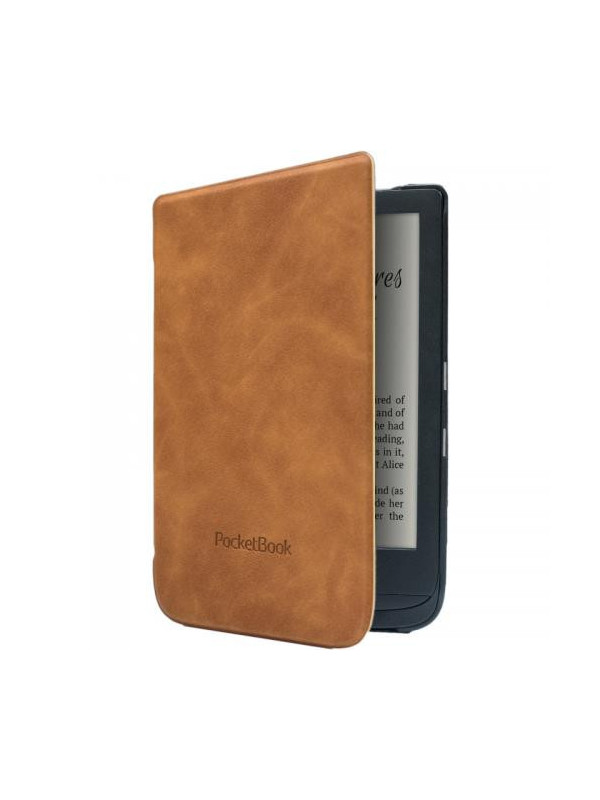 Husa protectie PocketBook PU maro deschis - Shell series