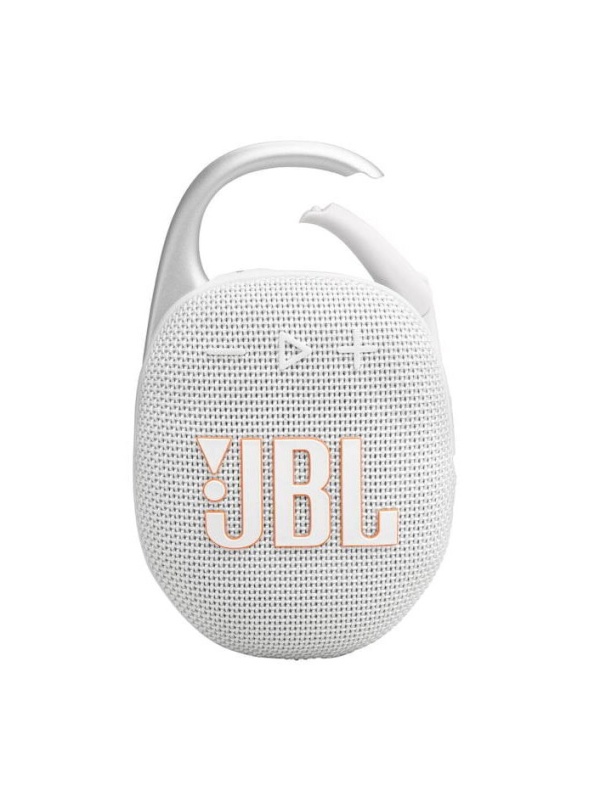 JBL Clip5 PortableBluetoothSpeaker White