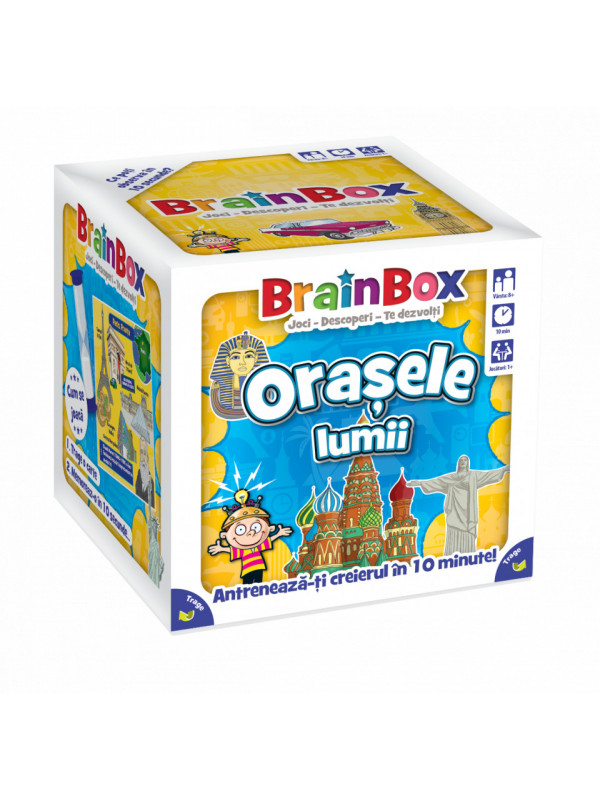 Joc educativ BrainBox Orasele lumii