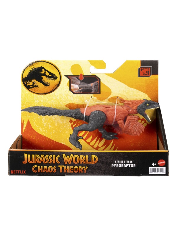 JURASSIC WORLD CHAOS THEORY STRIKE ATTACK DINOZAUR PYRORAPTOR