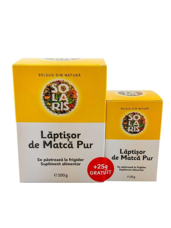 LAPTISOR DE MATCA PUR 100gr (+25gr cadou) SOLARIS