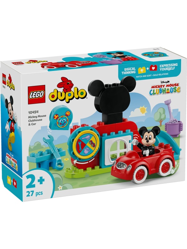 LEGO DUPLO CLUBUL SI MASINA LUI MICKEY MOUSE 10454