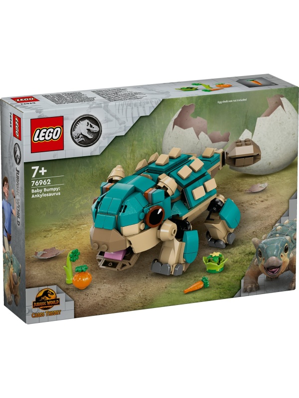 LEGO JURASSIC WORLD BEBELUSA BUMPY ANKYLOSAURUS 76962