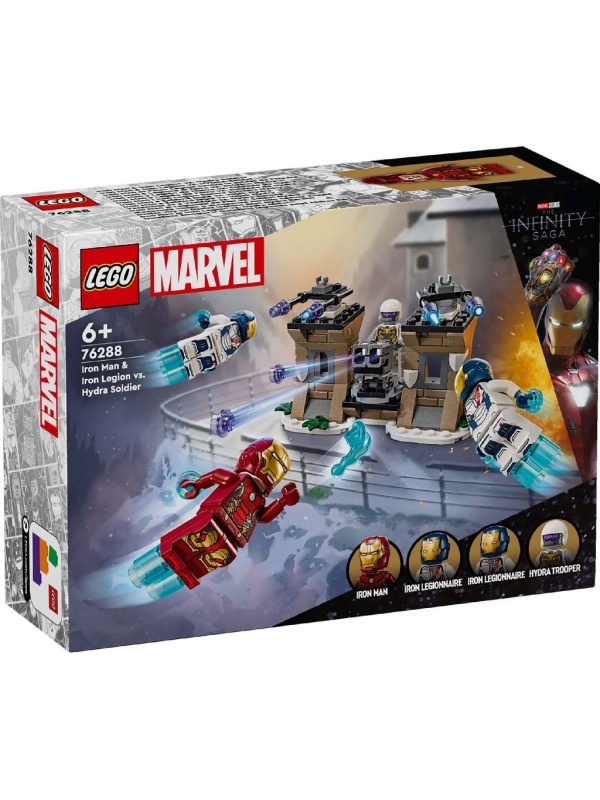 LEGO MARVEL IRON MAN SI LEGIUNEA DE FIER VS SOLDAT HYDRA 76288