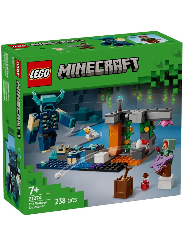LEGO MINECRAFT INTALNIREA CU TEMNICERUL 21274