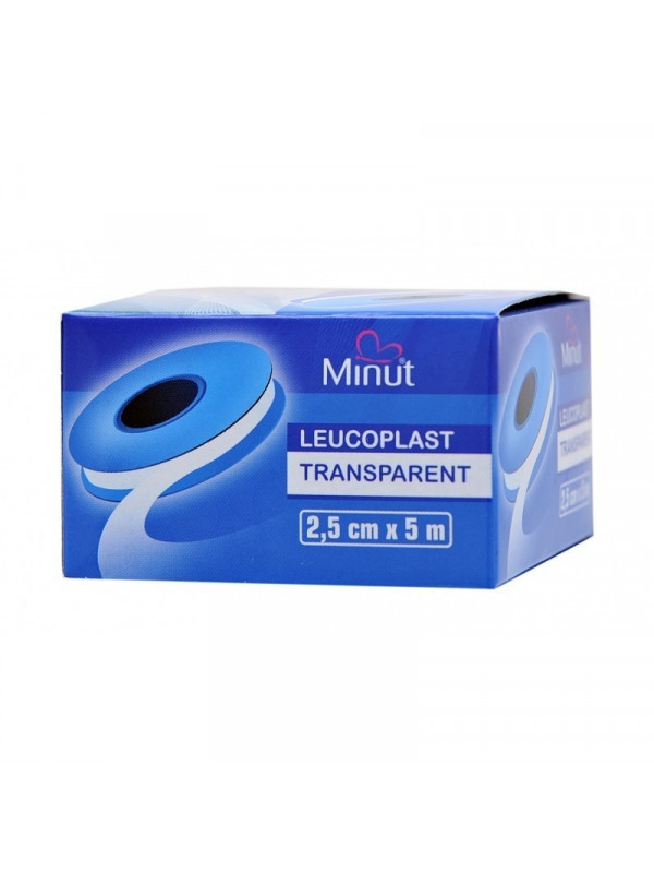 LEUCOPLAST MINUT TRANSP 2,5*5