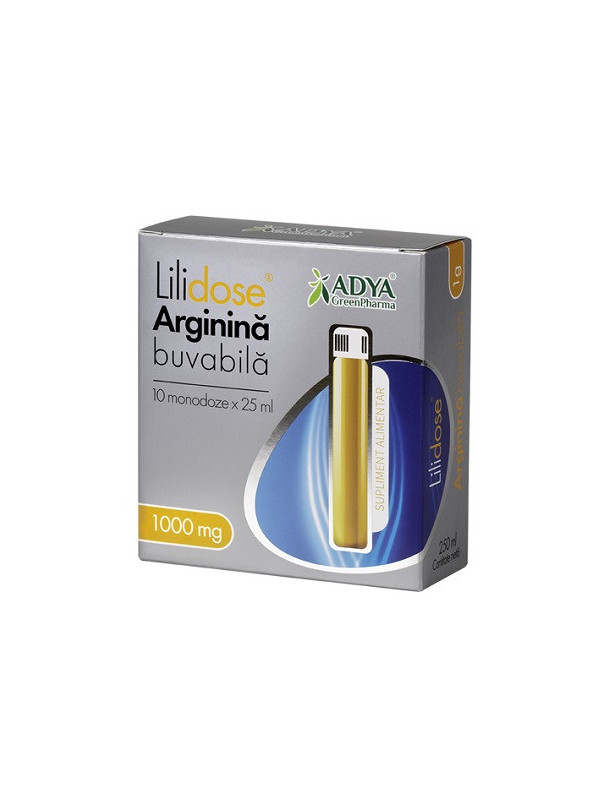 LILIDOSE ARGININA BUVABILA 1000MG 25ML*10MDZ