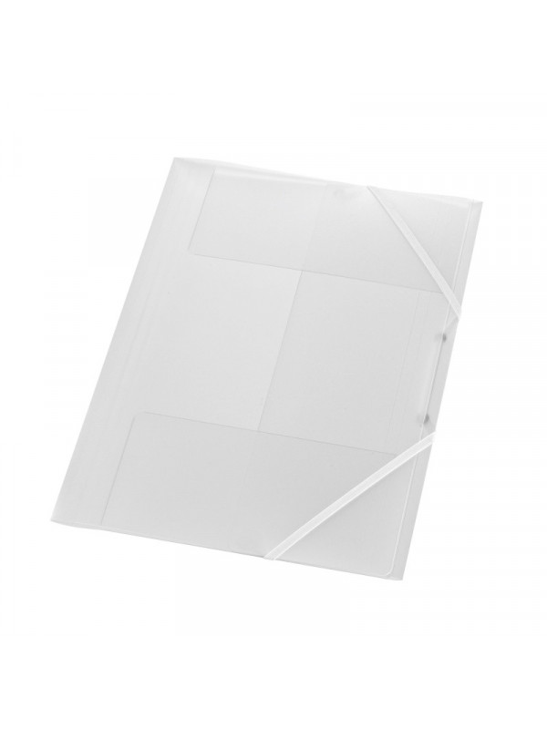 Mapa cu elastic a4 pp 15mm alb translucid