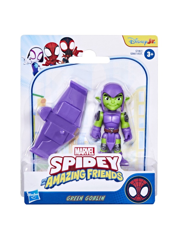 MARVEL SPIDEY SI PRIETENII SAI UIMITORI SET FIGURINA GREEN GOBLIN SI ACCESORII