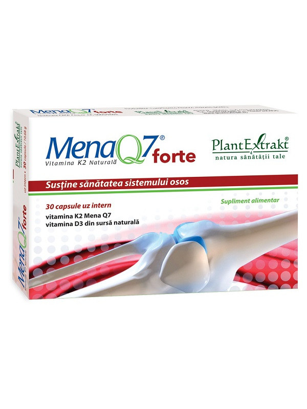 MENA Q7 FORTE VITAMINA K2 NATURALA 30CPS