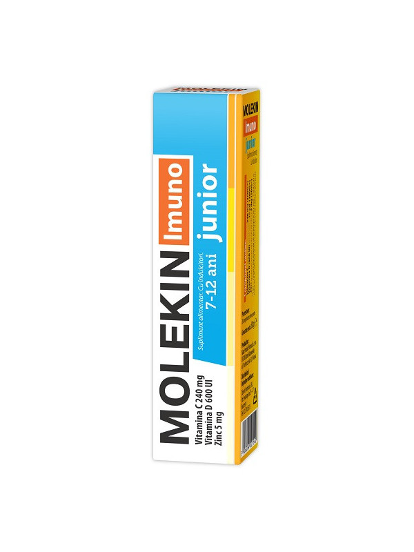 MOLEKIN IMUNO JUNIOR 7-12ANI 20CPR EFERVESCENTE