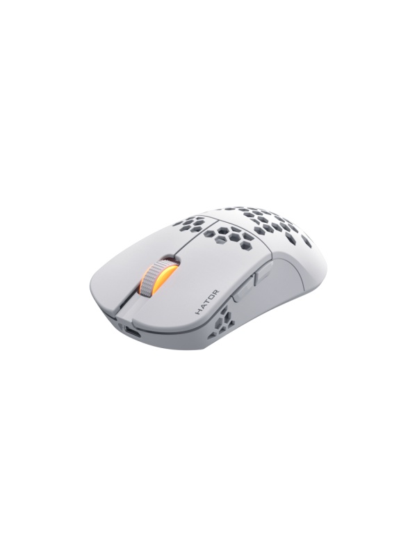 Mouse wireless Hator Stellar Pro, alb