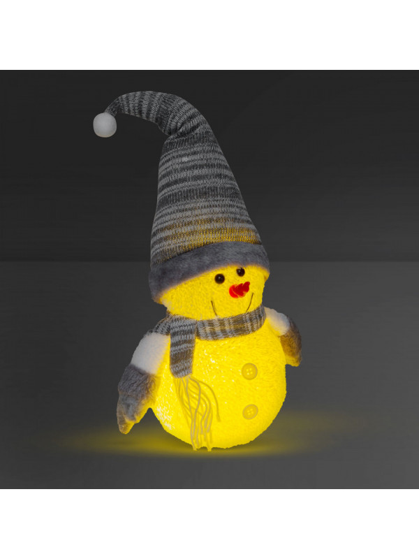Om de zăpadă LED de Craciun - 35 cm - 3 x AA
