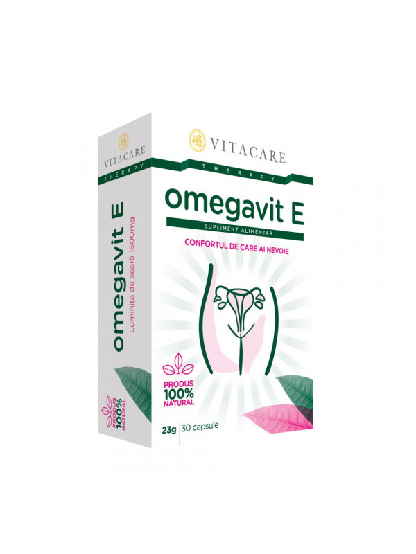 Omegavit E - Supliment Alimentar cu Evening Primrose și Vitamina E