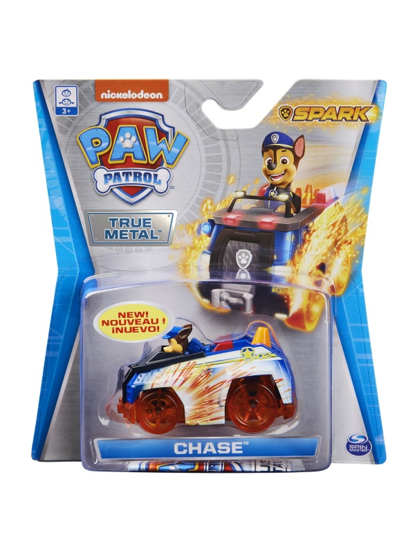 PATRULA CATELUSILOR MACHETA METALICA SPARK CHASE