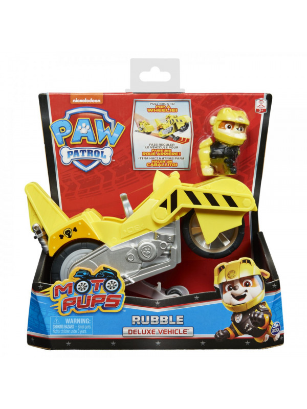 Patrula catelusilor moto pups rubble si motocicleta deluxe