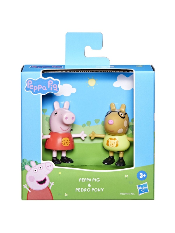 PEPPA PIG PRIETENI BUNI SET 2 FIGURINE PEPPA PIG SI PONEIUL PEDRO