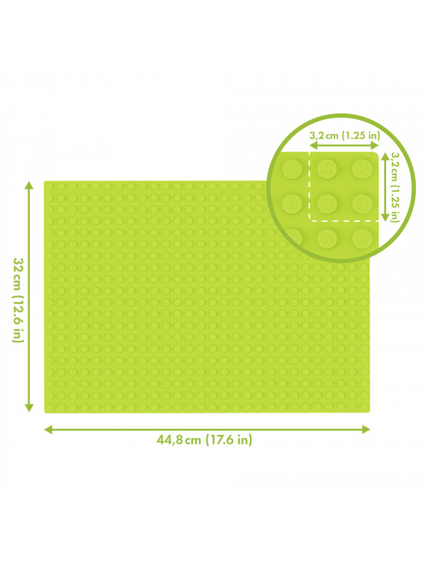 Placa de baza 28x20 Hubelino (verde deschis)