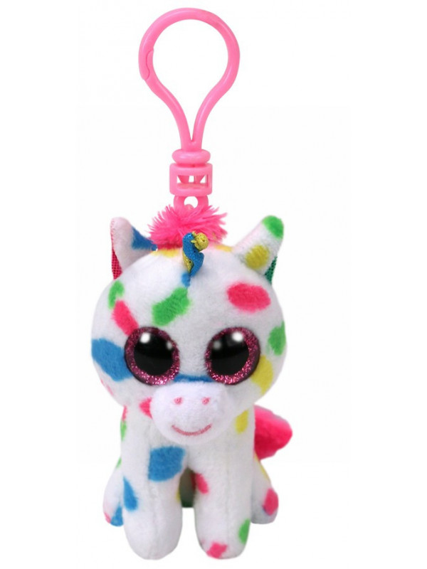 Plus breloc ty 8.5cm boos harmonie unicornul cu buline