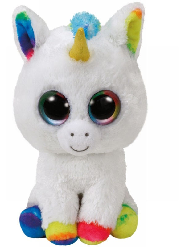 PLUS TY 15CM BOOS PIXY UNICORN ALB