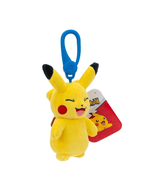 Pokemon - Jucarie de plus cu agatatoare, Pikachu #4 W11