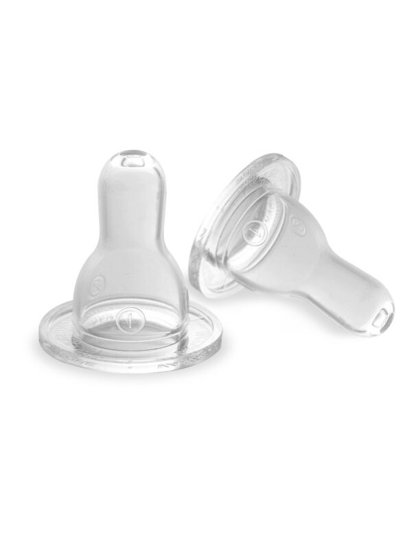 PUR 3208 – SET TETINE SILICON CLASSIC – MARIME V, +3 LUNI, 2 BUC