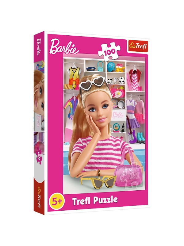 PUZZLE TREFL 100 BARBIE SA O CUNOASTEM PE BARBIE