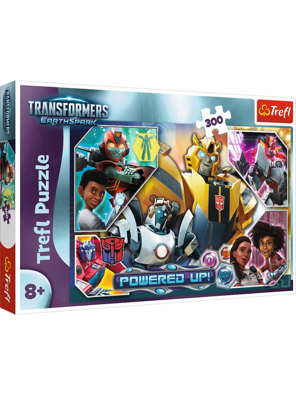 PUZZLE TREFL 300 TRANSFORMERS IN LUMEA ROBOTILOR