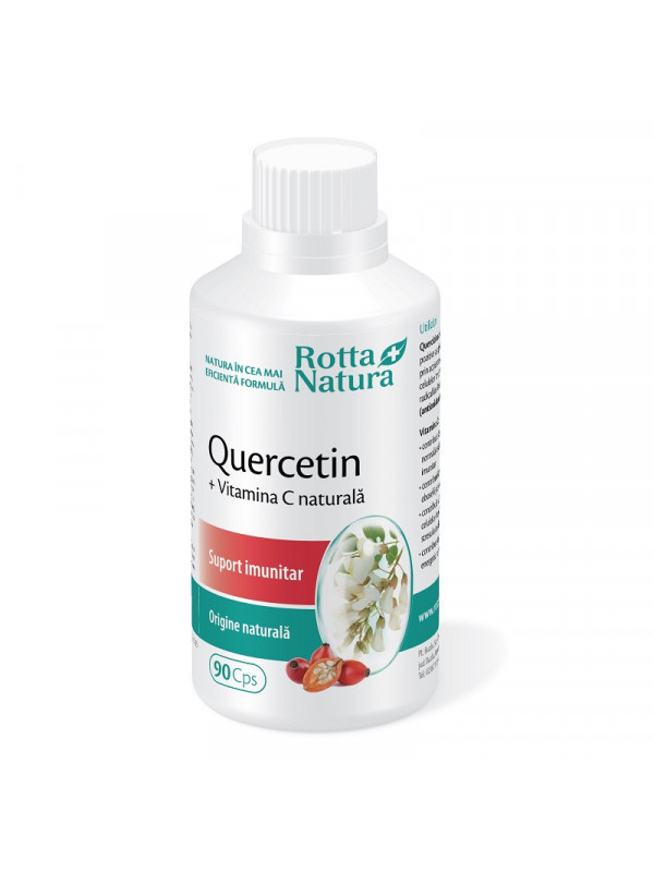 QUERCITIN+VITAMINA C NATURALA 90CPS