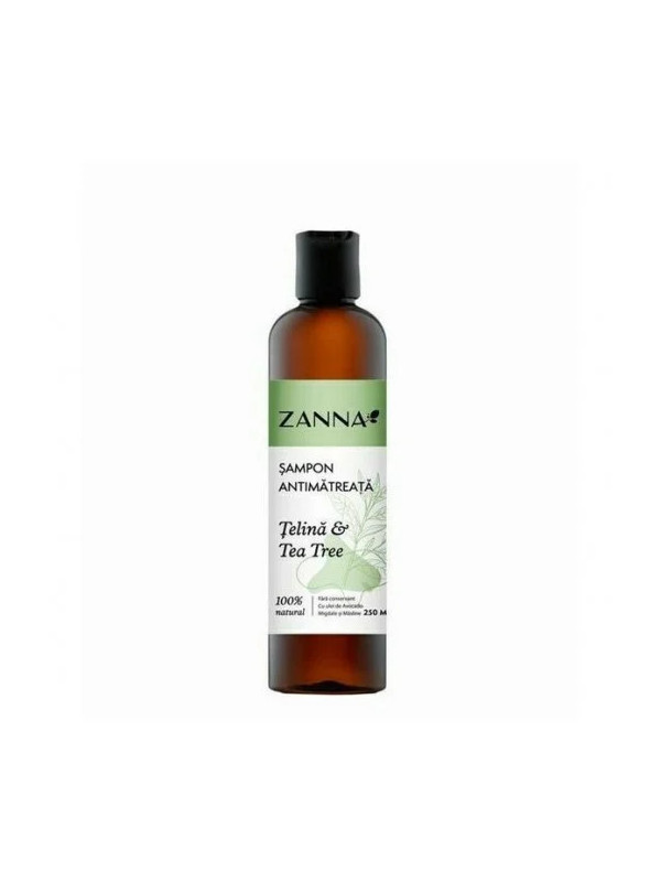 SAMPON ANTIMATREATA CU EXTRACT TELINA SI TEA TREEA(fara conservant) "ZANNA" 250ml ADAMS VISION
