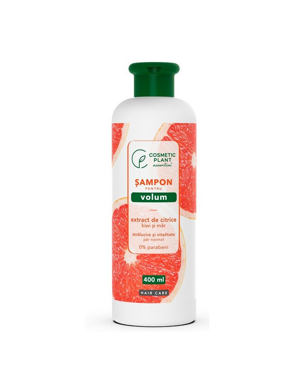 Sampon pt.volum cu extract de citrice, kiwi si mar 400ml cosmetic plant