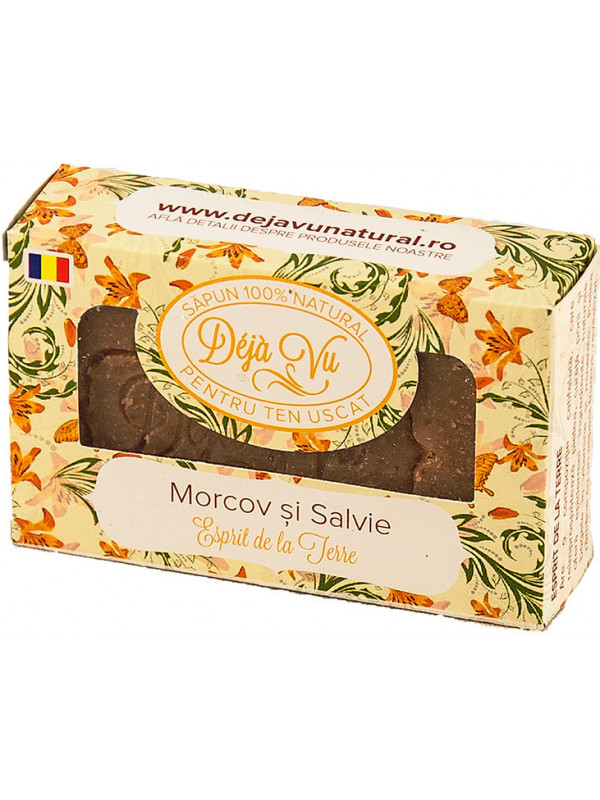 SAPUN NATURAL CU MORCOV&SALVIE 90GR