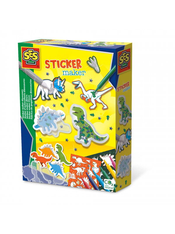 Set creativ - Autocolante dinozauri