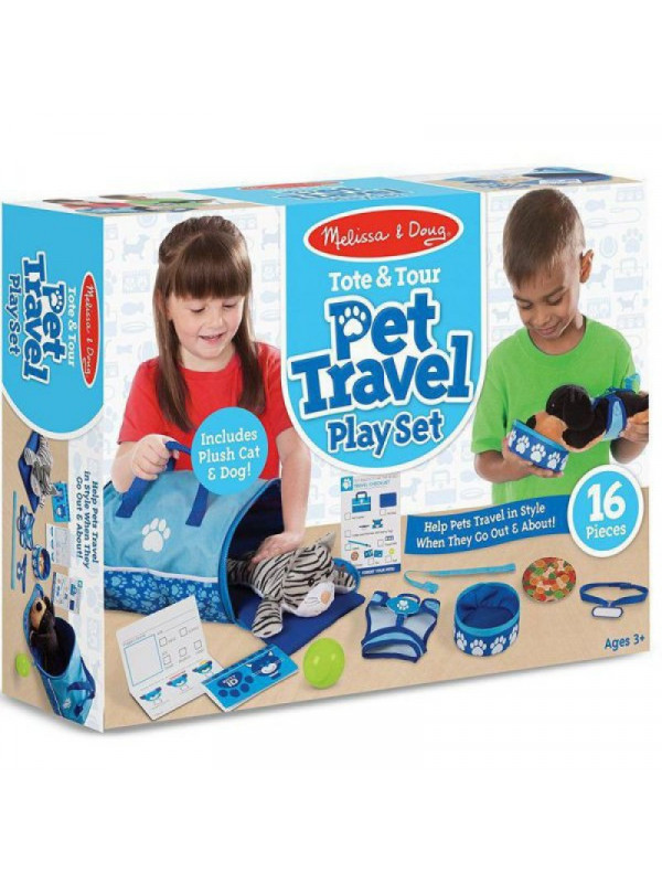 Set de joaca Animalele de Companie Calatoresc Melissa &amp; Doug, 3 ani+