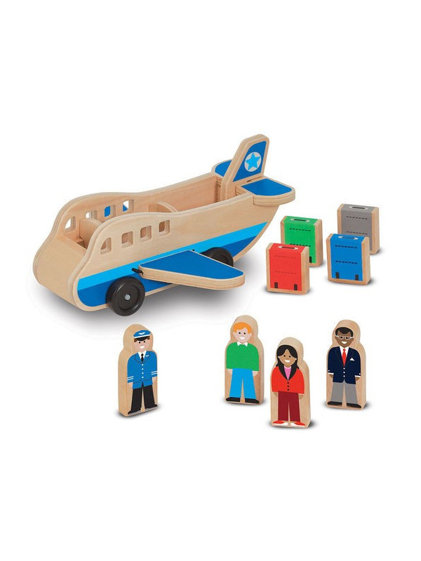Set de joaca Avion cu pasageri Melissa and Doug